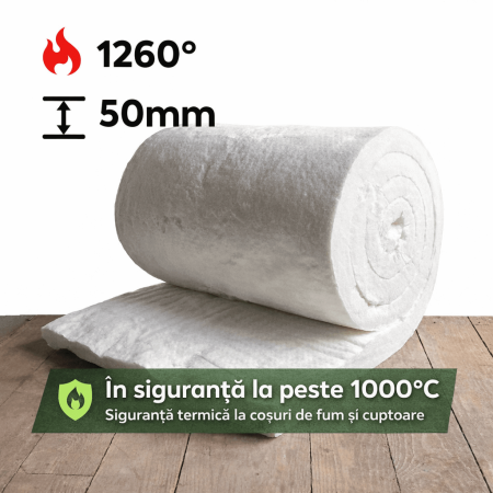 Materiale montaj - patura izolatie cuptor