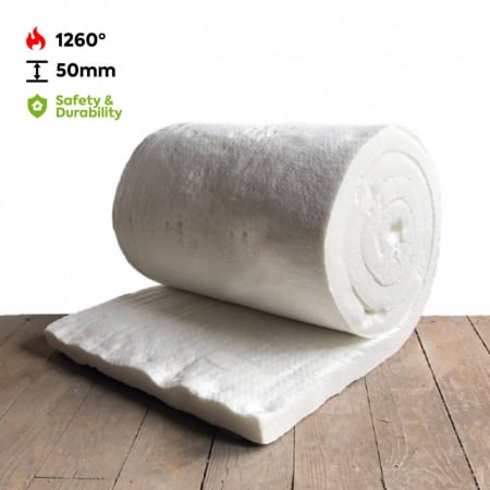 Patura fibra ceramica izolatie cuptor – 50 mm grosime – 1 metru liniar [1]