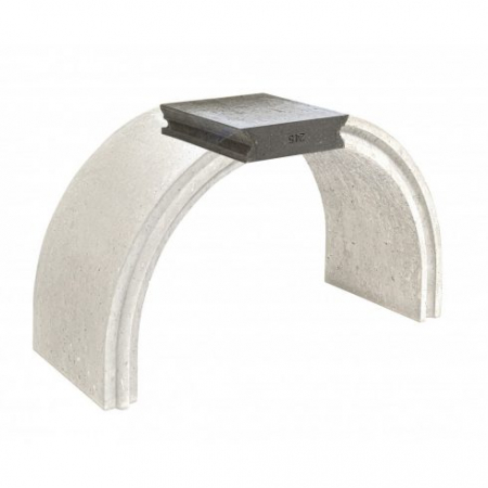 Piatra centrala bolta cuptor copt paine sau pizza, nut si feder pentru cuptor cu latime de 84 cm [1]