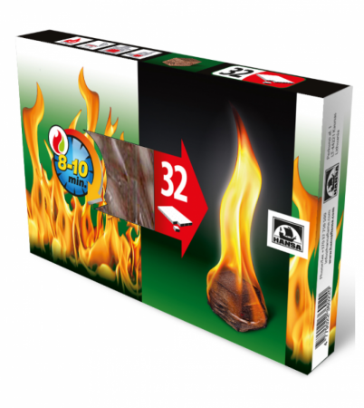 Accesorii - Tablete aprins focul - 32 aprinderi