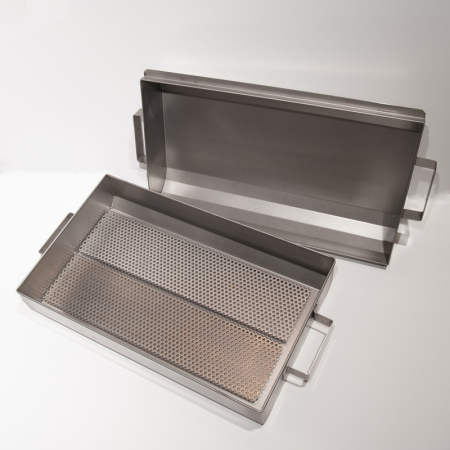 Accesorii - Tava inox pentru prepararea alimentelor in cuptor 63 x 36 x 19 cm