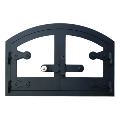 Usi teracota, cuptoare - Usa L6040GE pentru cuptor sau gratar prevazut cu geam termorezistent, cu dimensiunile 60 x 40 cm