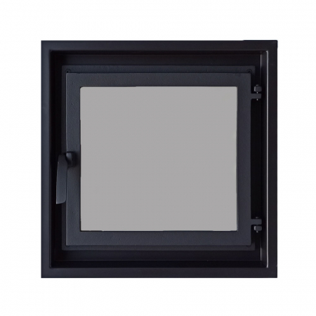 Usi de soba premium - Usa soba K4038SK din fonta, prevazuta cu rama de acoperire