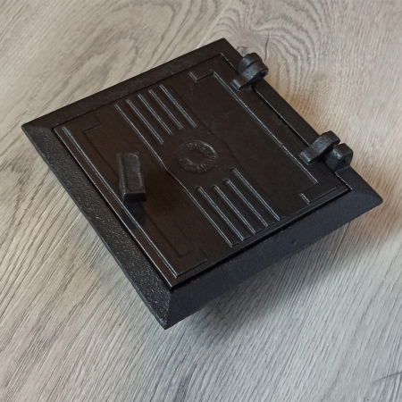 Usa vizitare NERO din fonta pentru sobe zidarie - 17 x 17 cm [1]