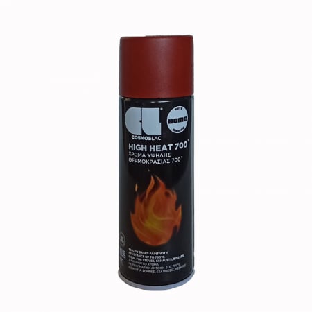 Accesorii - Vopsea termorezistenta rosie, 700 grade Celsius