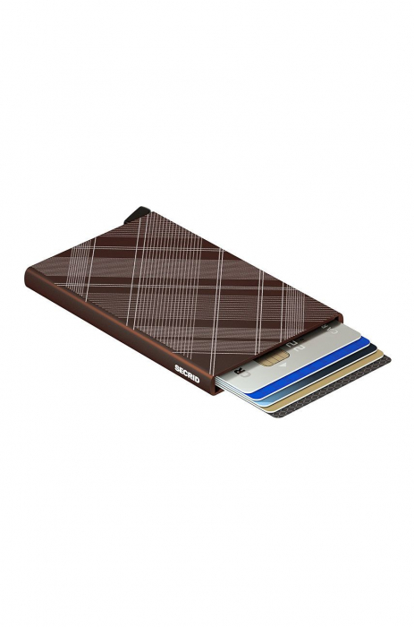 Portcard Laser Tartan Brown-big