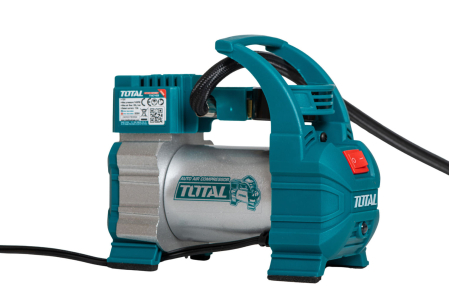 Compresor auto TOTAL 12V, 10 bar (140 PSI), cu adaptoare umflare [3]