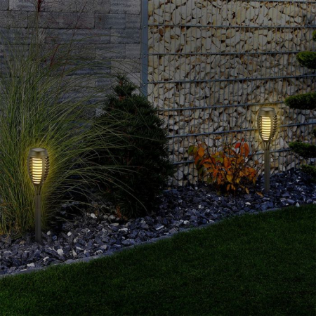 Lampa solara tip flacara set 4 buc [1]