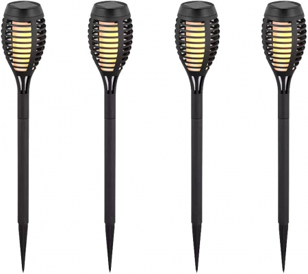 Lămpi grădină, terasa, casa - Lampa solara tip flacara set 4 buc