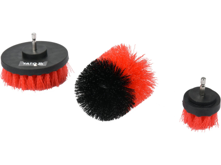 Scule Atelier - Set 3 perii de curățare cu prindere hexagonală Yato YT-47553, 50/80/100 mm