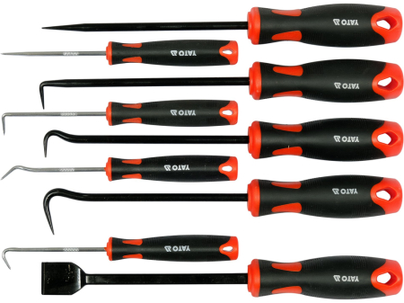 Casa, Gradina & Bricolaj - Set cârlige și racletă pentru extras garnituri Yato YT-08426, 9 piese