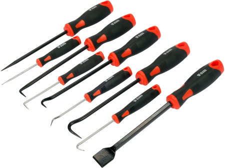 Set cârlige și racletă pentru extras garnituri Yato YT-08426, 9 piese [1]