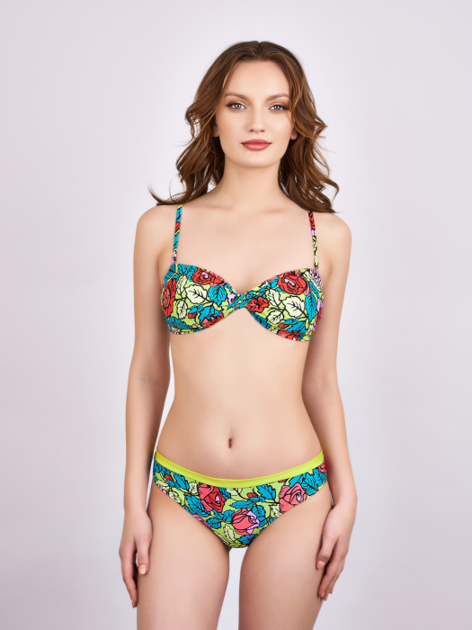Chilot costum de baie Milavitsa "Purple Floral" [4]