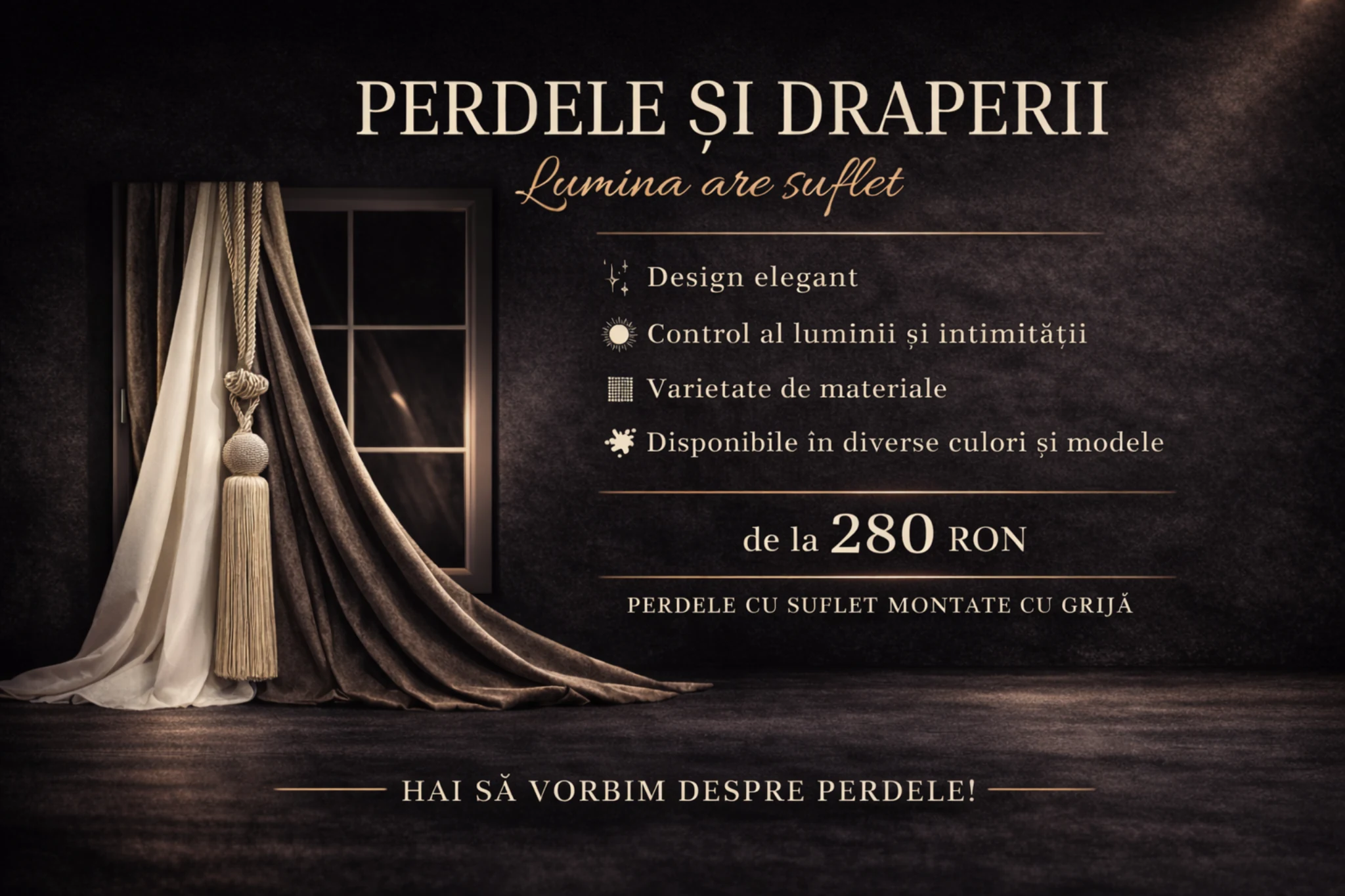 Set perdele si draperii