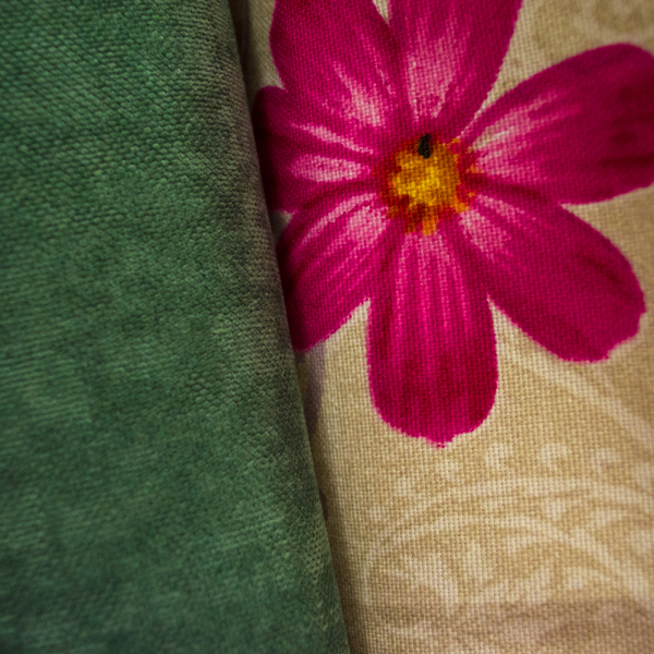 Set draperii Velaria flori siclam, 2x150x260 cm [3]