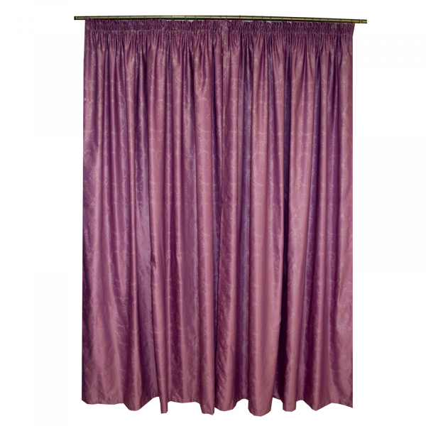 Set draperii Tafta mov, 2x140x245 cm [2]