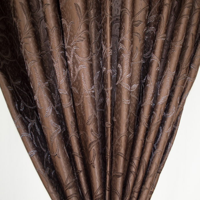 Set draperii Velaria jacard wenge, 2*190x245 cm [2]
