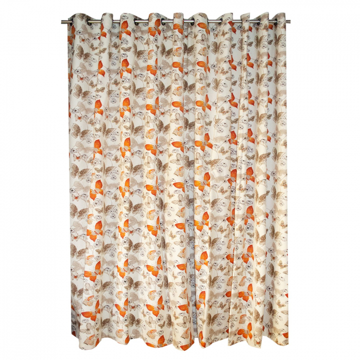 Draperie Velaria fluturi portocalii cu capse, 300x250 cm [1]