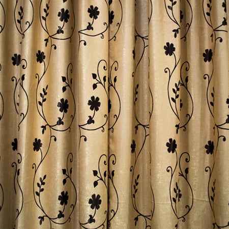 Set draperii Velaria floricica wenge, 2x140x260 cm [2]
