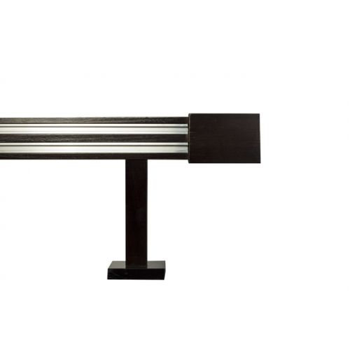 Galerie dubla lemn tei vopsit lacuit cu 2 canale insertate de aluminiu [2]