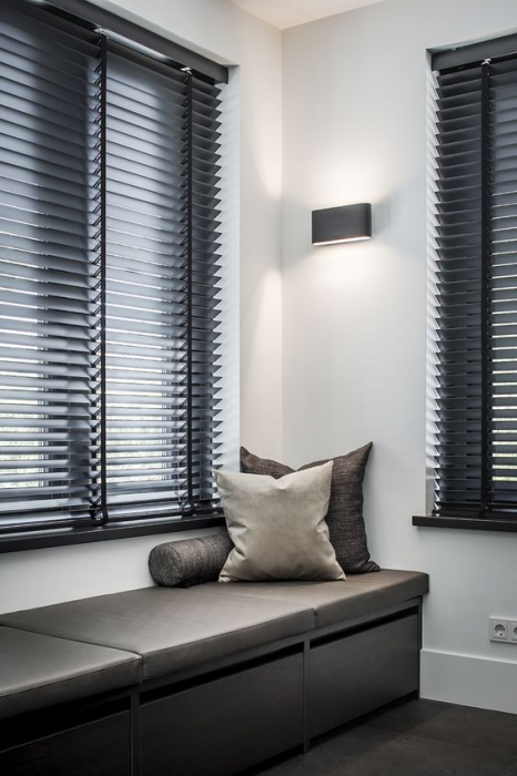 Venetiene cu banda decorativa (lemn 50mm) [7]