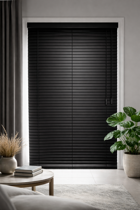 Venetiene cu banda decorativa (lemn 50mm) [2]