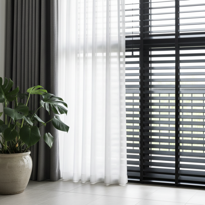 Jaluzele Velaria piele imitatie orizontale din lemn (venetiene) [9]