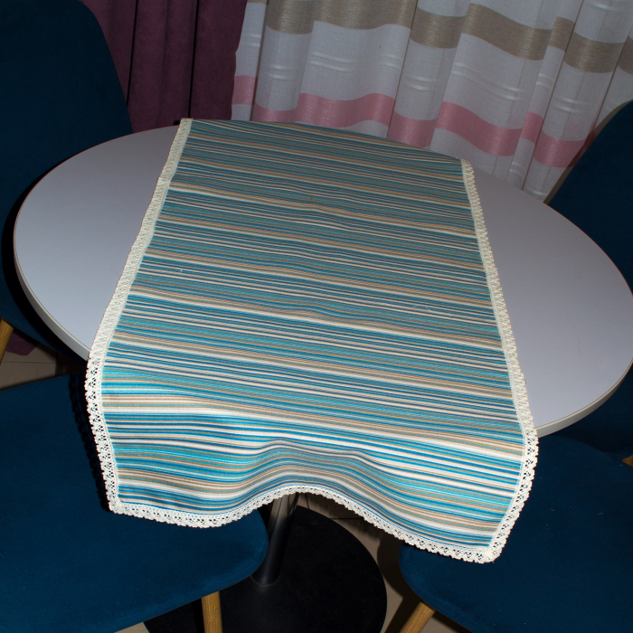 Napron Velaria linii turqoise 40x110 cm [3]