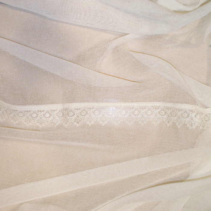 Perdea Velaria in unt cu dantela, 290x155 cm [4]