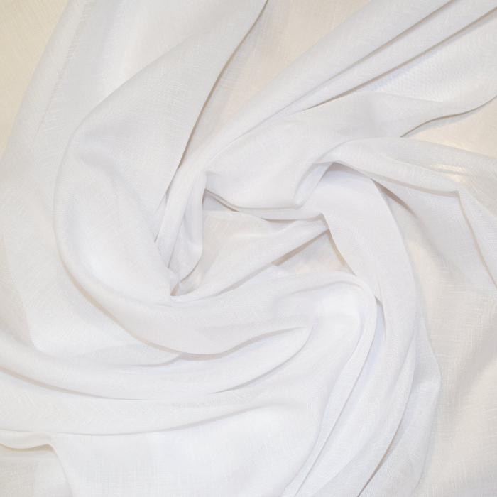 Perdea de bucatarie alba cu mov, 470x150 cm [3]