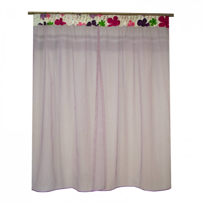 Perdea de bucatarie tiul mov, 170x155 cm [3]