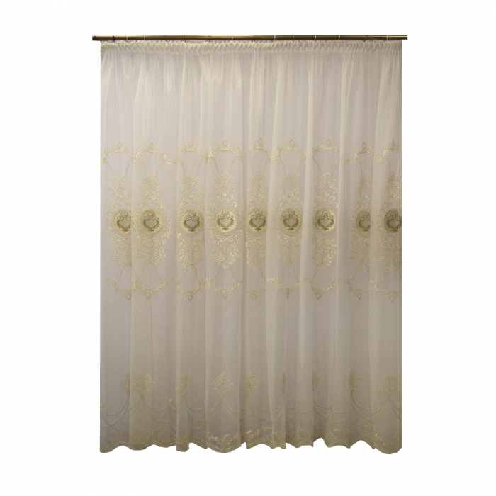 Perdea Velaria tiul baroc Aysha, 310x255 cm [1]