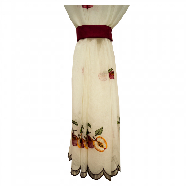 Perdea de bucatarie in cu fructe, 280x160 cm [4]