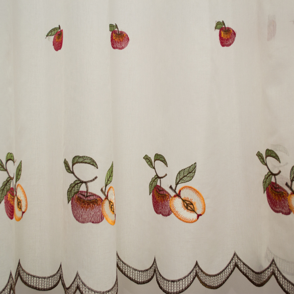 Perdea de bucatarie in cu fructe, 280x160 cm [3]