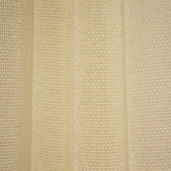 Perdea pirilty ivoire cu flori, 200x210 cm [3]