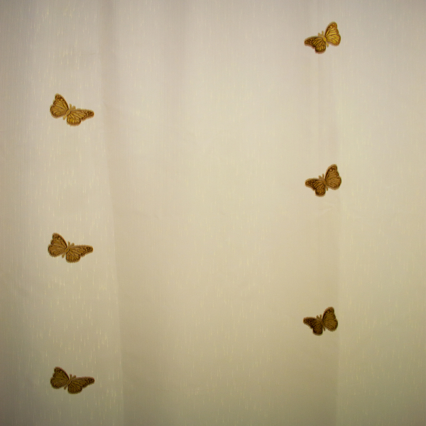 Perdea fluturi maro 215x245 cm [2]