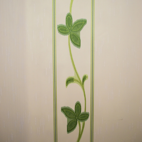 Perdea supersable  flori verzi, 140x245 cm [2]