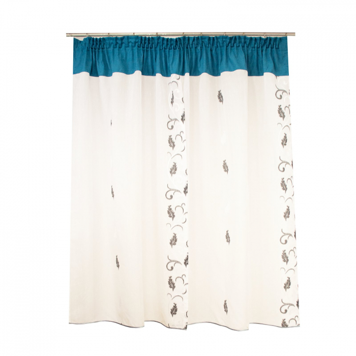 Perdea Velaria alba cu imprimeu, 185x155 cm [2]