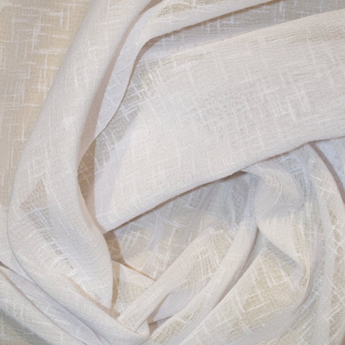 Perdea Velaria in alb cu bordura turcoaz, 210x150 cm [3]