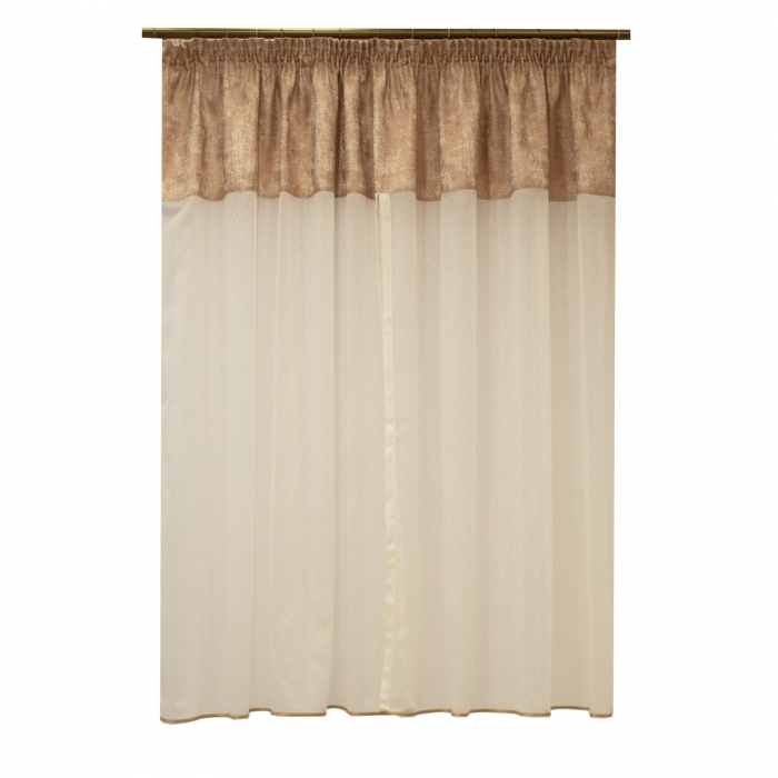 Perdea Velaria in alb de bucatarie, 245x160 cm [3]