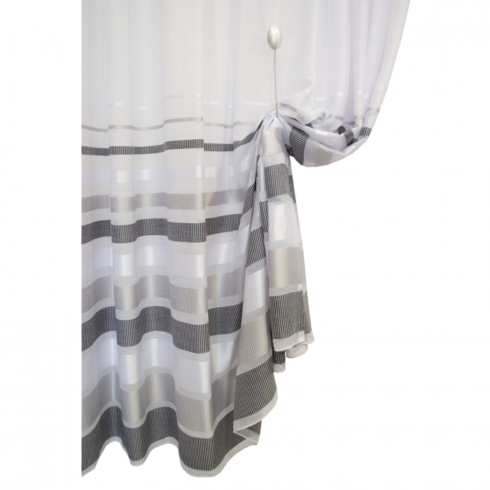 Perdea Velaria Monza alb/gri , 255x245 cm [3]