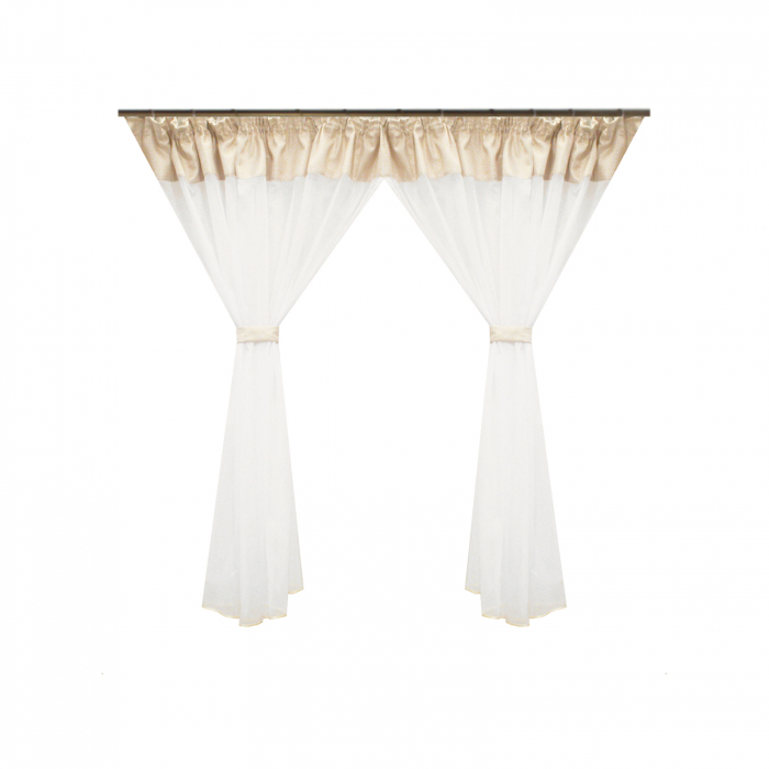 Perdea Velaria bamboo alb, 420x165 cm [1]