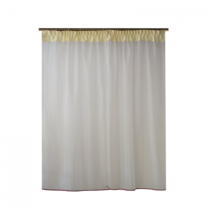 Perdea Velaria bamboo alb, 170x175 cm [2]