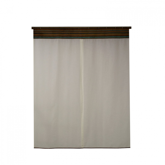 Perdea Velaria in ivoire cu linii, 135x160 cm [3]
