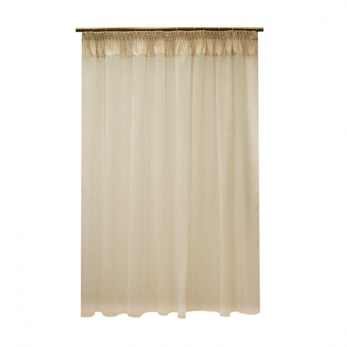 Perdea Velaria ploita ivoire, 240x210 cm [1]