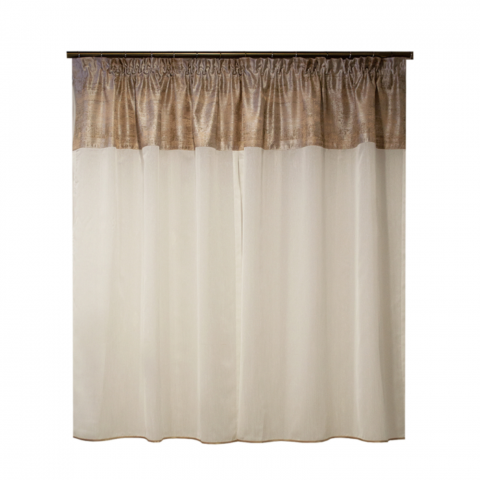 Perdea Velaria in ivoire, 210x145 cm [2]