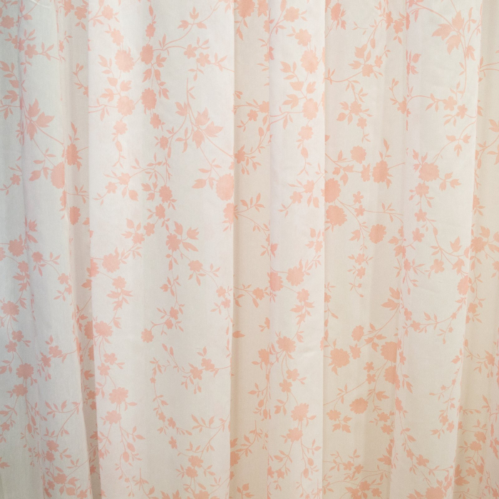 Perdea Velaria Bioparc alb cu flori roz, 300x245 cm [3]