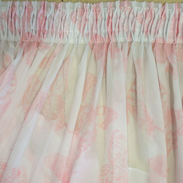 Perdea Velaria batist fluturi roz, 550x250 cm [2]