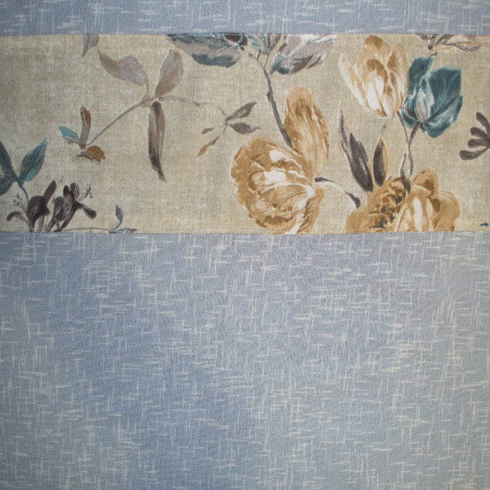 Perdea Velaria in gros texturat cu flori, 250x170 cm [3]