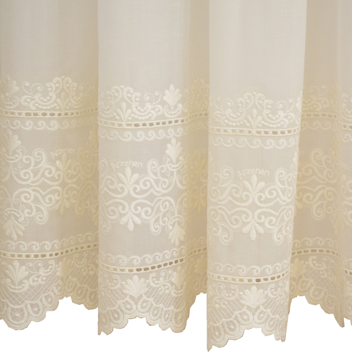 Perdea Velaria broderie ivoire, 310x255 cm [2]